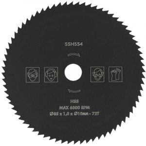 85 mm 10 mm Saw circulaire HSS, scie de mat&eacute;riau roue de coupe, aluminium pour tuyau en PVC pour outils rotatifs, ciment appropri&eacute;, tuyau en PVC,