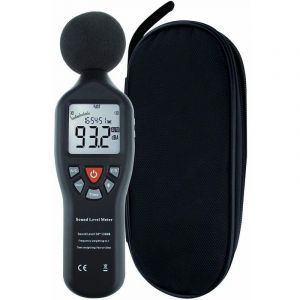 Sonom&egrave;tre, Sonometre Num&eacute;rique Portable D&eacute;cibelm&egrave;tre Professionnel avec Affichage de R&eacute;tro-&eacute;clairage 30dB-130dB Haute Pr&eacute;cision avec Fonction de