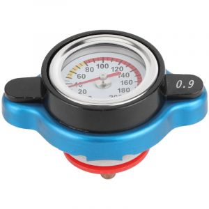 Gistuch - Bouchon de radiateur thermostatique universel couvercle de r&eacute;servoir d'eau &eacute;tanche avec jauge de temp&eacute;rature grosse t&ecirc;te 0.9bar