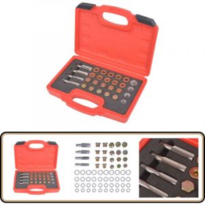 Vidaxl - Kit de réparation de bouchon de vidange d'huile 64 pcs - Kit Réparation Bouchon Vidange Huile - Outil Mécanique - Entretien Voiture - Outil