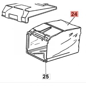 Oleo Mac - original emak oleomac tondeuse à gazon MAX48TBX MAX53TBX panier de ramassage sac uniquement