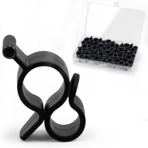 Crochets pour auvent, 20 pi&egrave;ces, crochets pour rideaux, accessoires de camping, crochets pour auvent pour camping-car, caravane, f&ecirc;te, d&eacute;coration