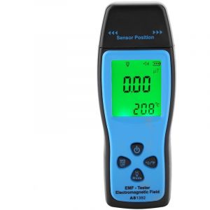 D&eacute;tecteur EMF, radiom&egrave;tre &eacute;lectromagn&eacute;tique num&eacute;rique, LCD num&eacute;rique de haute pr&eacute;cision Testeur EMF D&eacute;tecteur de rayonnement de champ