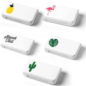 Lot de 5 Petit Pilulier, Pilulier Semainier Portable Journalier Voyage Pilulier Bo&icirc;te de Rangement pour M&eacute;dicaments Ext&eacute;rieur avec 3 Compartiments