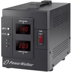 PowerWalker AVR 3000 SIV FR régulateur de tension noir