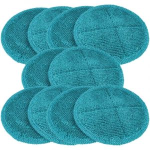 Vhbw - 10x Serpill&egrave;res remplacement pour CleanMaxx 08934 pour balai nettoyant - polyamide / polyester, turquoise