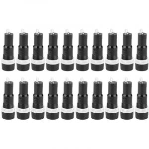 Porte-Fusible 5X20Mm Fusible Noir 20 Pi&egrave;ces Porte-Fusible Mf 527 5X20Mm Fusible Bo&icirc;tier Noir Fusible Protection Bo&icirc;tier