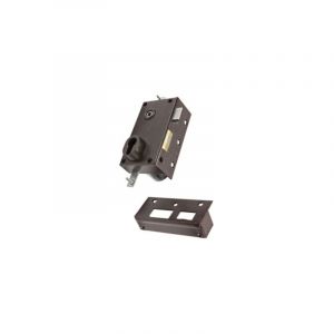Serrure 3 points en applique série 73 standard Bricard Marron 70 Droite 50 Marron 70 a Fouillot