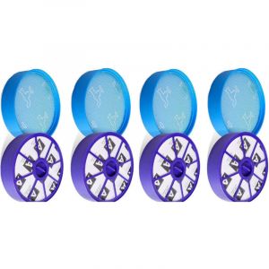 Dyson DC29 DC19 DC19T2 DC20 DC21，Kit 4 Remplacement Filtre Lavable pour Aspirateur