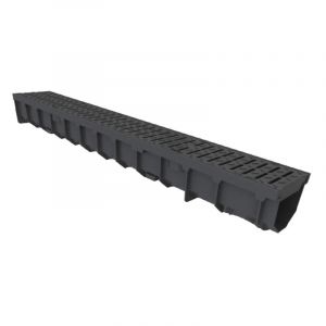 MEA - 1m caniveau fluid largeur 100 grille polyamide B125