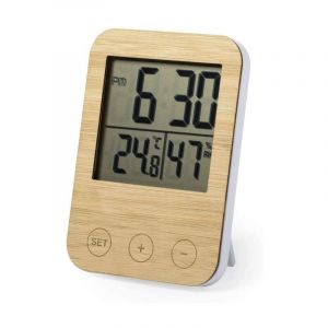 Station Météo – Thermomètre - Hygromètre - Bois Bambou – Cadeau
