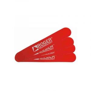 Roger - R99/BASB20 PACK DE 20 AUTOCOLLANTS RÉFLÉCHISSANTS POUR BARRES DE BARRIÈRE
