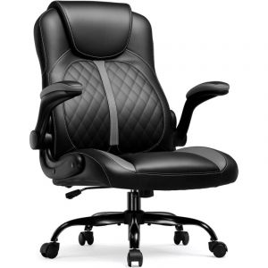 Gtplayer - Chaise de gaming avec accoudoirs rabattables, chaise gamer avec fonction basculante, chaise d'ordinateur ergonomique pour gamers en mousse