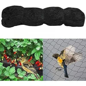Filet Anti Oiseaux, 4m x 10m Filet Oiseaux, Filet Protection Oiseaux, Filet Arbre Fruitier, Filet Oiseaux Noir Prot&eacute;gez Arbres Fruitiers Et Les