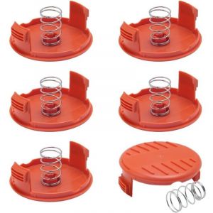 Capuchon de bobine de rechange, capuchon de bobine de coupe-bordures, couvercles pour bobine de coupe-bordures AFS pour tondeuse &agrave; gazon Black-Decker