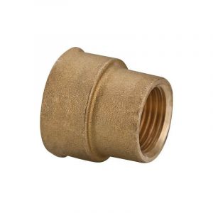 Manchon de reduction en laiton 1'x 3/4' femelle x femelle raccord filet&eacute;