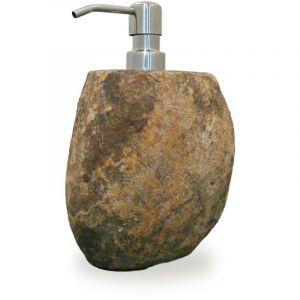 Ocean Line - Collection Gal&eacute;o - Distributeur de savon en pierre de rivi&egrave;re - Oc&eacute;an Line