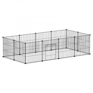 Enclos extérieur Parc pour lapins diy Parc pour lapins Parc pour chiots 12pcs 35x35cm - Einfeben