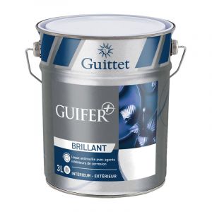 Peinture Guittet Guifer + demi-brillant blanc 3L Guittet