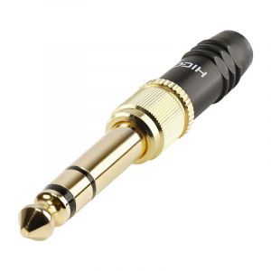 Jack 3.5 mm m&acirc;le, droit Hicon HI-J3563S Nombre de p&ocirc;les: 3 noir 1 pc(s) S195541