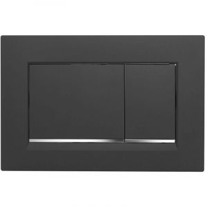 Plaque de d&eacute;clenchement avec d&eacute;clencheur de rin&ccedil;age, plaque de d&eacute;clenchement WC compatible avec Geberit Sigma 30, plastique ABS pour plus de
