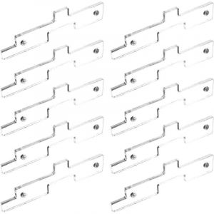 Lot de 10 blocs de configuration de table de toupie en acrylique transparent pour sciage de table, jauge de hauteur pour le travail du bois, sans