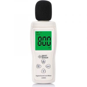 Sonom&egrave;tre num&eacute;rique Testeur de d&eacute;cibels num&eacute;rique Compteur de d&eacute;cibels professionnel 30-130dBA Min/Max Donn&eacute;es Batterie faible &Eacute;cran LCD