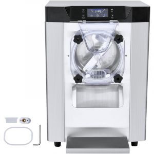 Mophorn - Machine &agrave; cr&egrave;me glac&eacute;e commerciale ,rendement de 12 l/h, machine &agrave; cr&egrave;me glac&eacute;e dure de comptoir &agrave; saveur unique de 1295 w, cylindre en