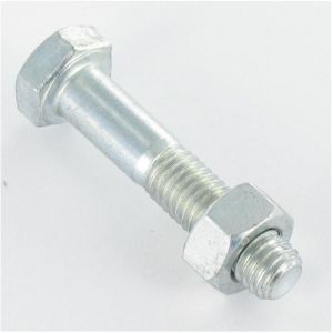 Vis Express - Boulon (vendu avec Ecrou) Tête hexagonale th M24X120 Classe 8.8 sb Acier zingué-10 pièces