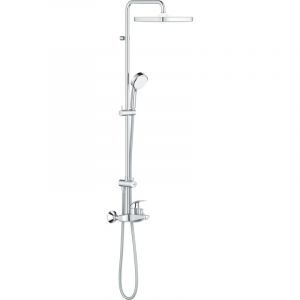 Grohe Tempesta Cosmopolitan System 250 Cube colonne bain/douche avec mitigeur mural monocommande, chrome (G26693000)