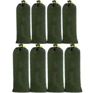 8pcs Sac a Sable en Toile Boudin Anti Inondation Contre Sable Inondation Les Mod&egrave;les Am&eacute;lior&eacute;s ne se Fanent pas pour Drainage pour Garage Magasin