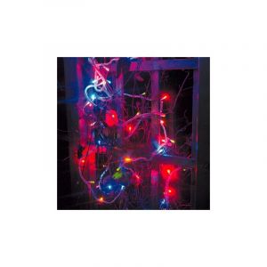 Guirlande led anim&eacute;e 10W longueur 10m 120 led multicolores 230/24V int/ext Chromex 059157MU