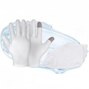 Gants Hydratants avec Chaussettes,Gants Hydratants en Coton,Nuit Chaussettes de Soin des Pieds pour Homme et Femme,Traitement SPA Mains et