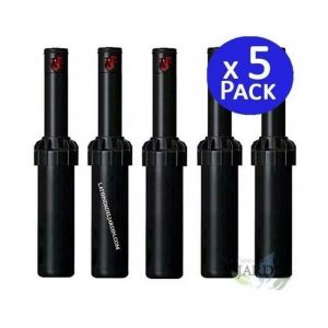 Hunter - Lot de 5 Arroseur turbine PGJ-04 1/2'', portée de 4,3 à 11,6 mètres. Filetage femelle 1/2'' Arrosage professionnel de jar