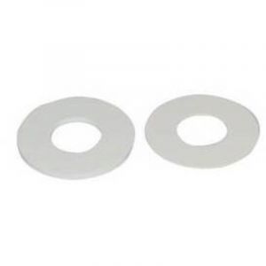 50 x joints plats en caoutchouc blanc mm 4