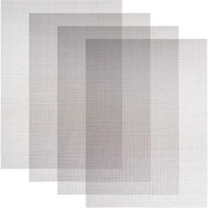 Grille Métallique Maille Grillage Anti Rongeur Grille Métallique Anti Insecte en Acier Inoxydable 20 Mailles 300 x 210 mm Pour Ventilation Filtration