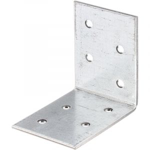 &Eacute;querre d'assemblage &ndash; Galvanis&eacute;e Sendzimir &ndash; 50 x 50 x 40 mm &ndash; Set de 25 pi&egrave;ces &ndash; Marque Alberts