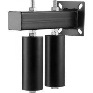 VEVOR Kit Portail Coulissant, Quincaillerie Porte Roulante avec Support Forme T, Rouleaux Guidage de Portail Coulissant Robustes Reglables