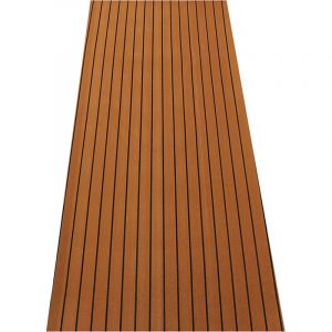 Kingso - 240X90Cm Marine Bateau Tapis Eva Teak Tack Decking Feuille Yacht Sheet Colle 5Mm Hasaki