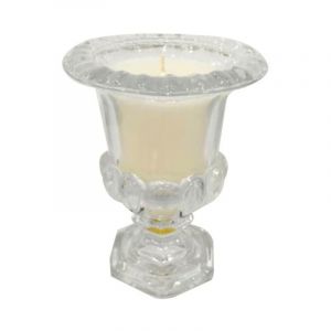 Paris Prix - Bougie Parfum&eacute;e D&eacute;co 'Vase M&eacute;dicis' 800g Pivoine