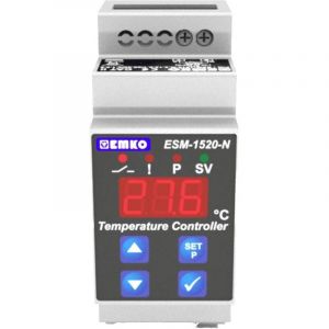 ESM-1520-N.8.14.0.2/01.00/2.0.0.0 2 points et régulateur pid Régulateur de température Pt1000 -50 à +400 °c Relais 5 a (l x l x h) 61.2 x 35 V291343