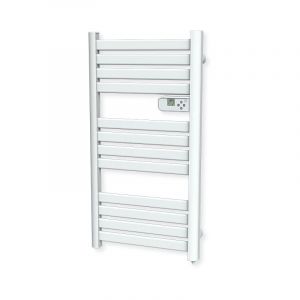 Radiateur seche-serviette 500W a lames plates - Blanc - Carrera