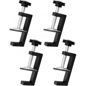 Ahlsen - 4 Pièces Serre Joint Kit, Plage de Serrage 10-57mm Pince g Réglable, Serre Joint Menuisier Clip de Fixation, Outils Accessoires pour Pince