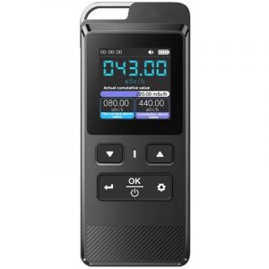 Compteur Geiger - Compteur de radioactivit&eacute; nucl&eacute;aire - Rayons ionisants Gamma/X - Dosim&egrave;tre portable pour la d&eacute;tection des rejets nucl&eacute;aires