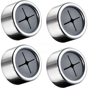 Accroche Torchon, 4 Pièces Porte Torchon Cuisine, ABS Rond Porte Serviette Adhesif, Crochet Torchon Cuisine, Accroche Torchon pour Salle de Bain,