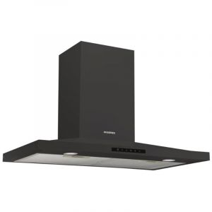 Hotte décorative murale 60cm 70db 620m3/h noir Rosieres rhp67000/1lpn/1