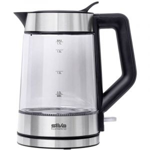 Silva Homeline - kl-g 2007 Bouilloire argent, noir Contenance: 1.7 l