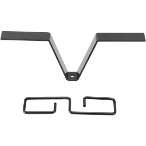 Clip de goutti&egrave;re pour cha&icirc;ne de pluie, adaptateur en forme de V pour tuyau de descente, crochet de suspension pour quincaillerie ext&eacute;rieure, noir