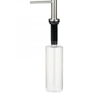 Deante - Distributeur de savon liquide pour installation d'évier de cuisine de couleur acier brossé aster ZZZF0DD acier inoxydable brossé