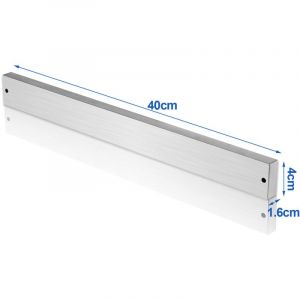 Wolketon Porte-couteau magn&eacute;tique aimant&eacute; Barre aimant&eacute;e acier inoxydable couteaux & ustensiles cuisine. bar. couverts. couteau 40cm 1x